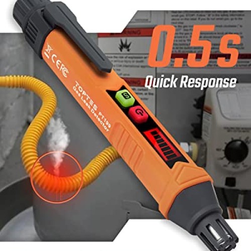 Gas Leak Detector, TopTes PT199 Natural Gas Detector with Audible ...