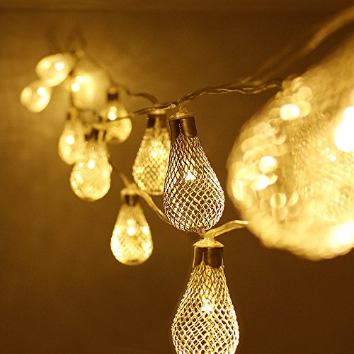 TORCHSTAR Mesh Ball Battery Operated Fairy String Lights LED Chris...