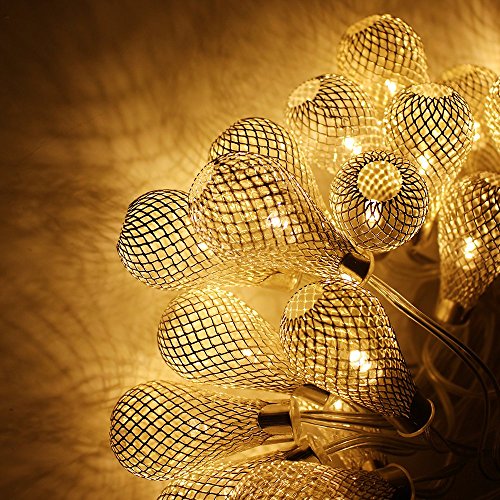 TORCHSTAR Mesh Ball Battery Operated Fairy String Lights LED Chris...
