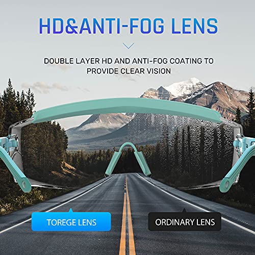 TOREGE Anti Fog Safety Glasses, Safety Glasses With Anti-Fog Lense...