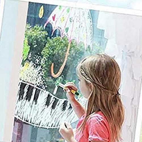 Toru Window Glass Color Crayon Marker Washable Paper Aqua Non-Toxi...
