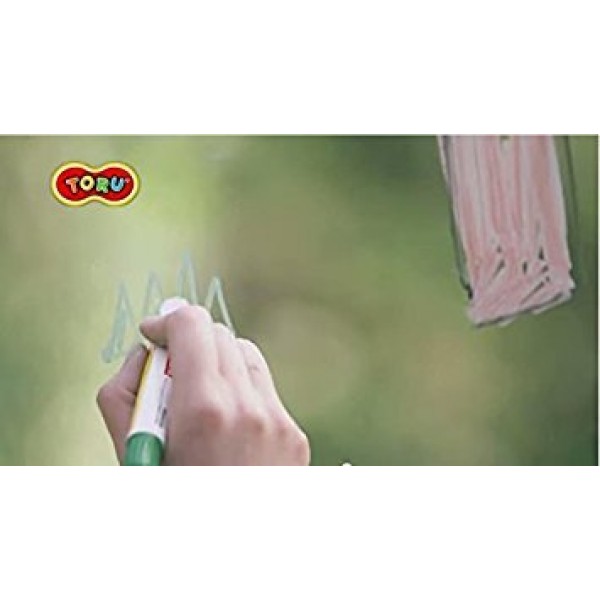 Toru Window Glass Color Crayon Marker Washable Paper Aqua Non-Toxi...