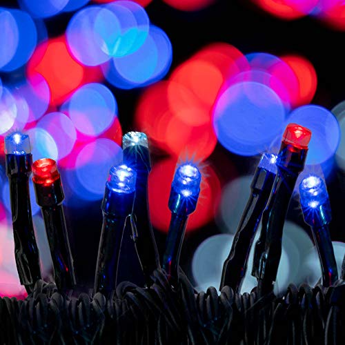 Solar String Lights 125 LEDs, 68 Feet, Weather Resistant, Two Lig...