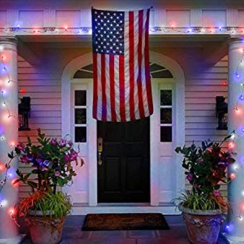 Solar String Lights 125 LEDs, 68 Feet, Weather Resistant, Two Lig...