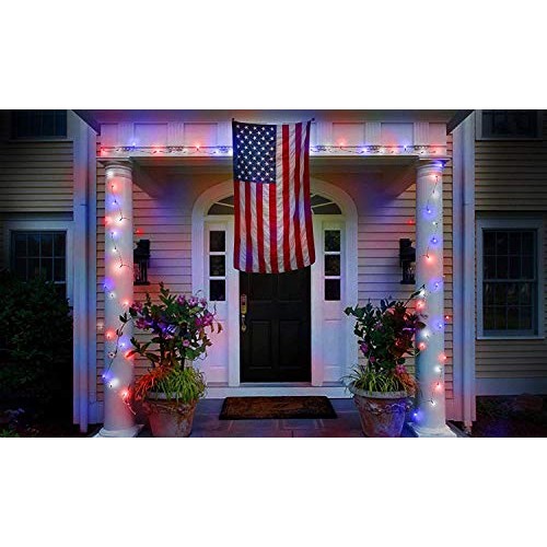 Solar String Lights 125 LEDs, 68 Feet, Weather Resistant, Two Lig...