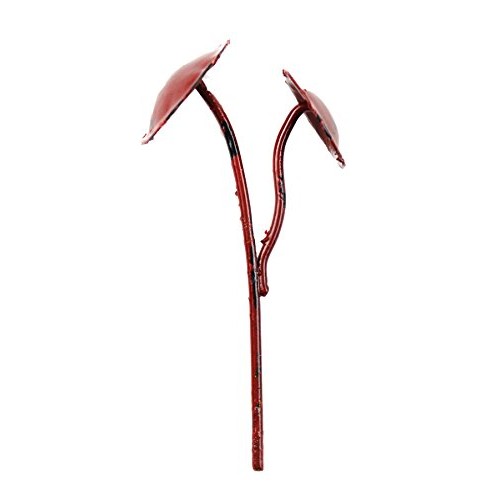 Touch Of Nature 1-Piece Miniature Garden Mushrooms, 3-Inch, Red