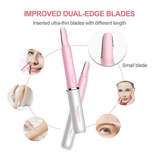 TOUCHBeauty Hair Trimmer for Face Eyebrow Nose Ear Body Hair Trimm...