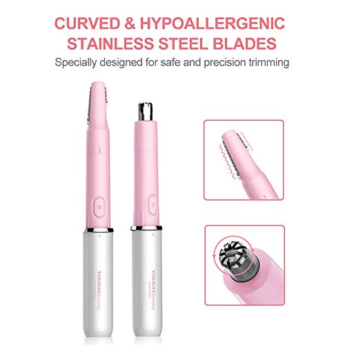 TOUCHBeauty Hair Trimmer for Face Eyebrow Nose Ear Body Hair Trimm...