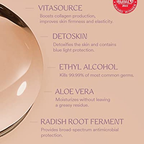 Touchland Glow Mist Rejuvenating Hand Sanitizer | Rosewater Scente...