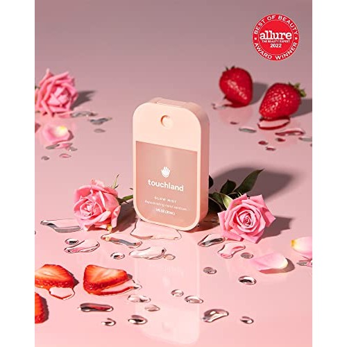 Touchland Glow Mist Rejuvenating Hand Sanitizer | Rosewater Scente...