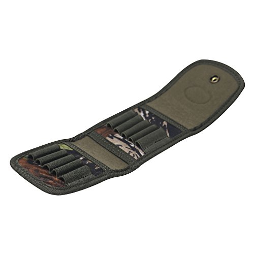 Tourbon Folding Camo Rifle Cartridge Holder Ammo Wallet Pouch with...