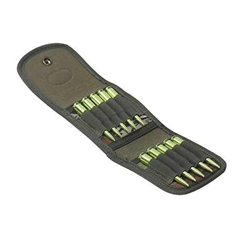Tourbon Folding Camo Rifle Cartridge Holder Ammo Wallet Pouch with...