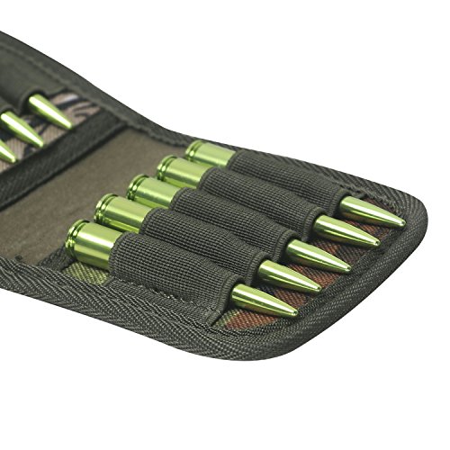 Tourbon Folding Camo Rifle Cartridge Holder Ammo Wallet Pouch with...