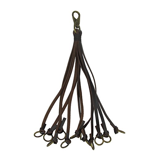 Tourbon Genuine Leather Hunting Duck Strap Game Carrier - Brown
