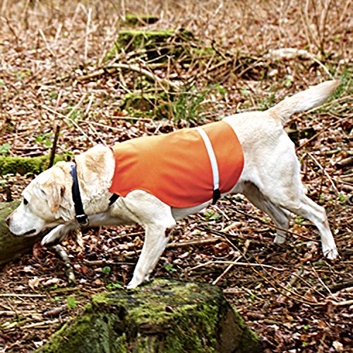 TOURBON Hunting Dog Waistcoat Vest Chest Protector- Orange