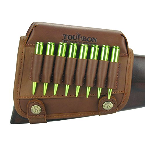 TOURBON Hunting Shooting Buttstock Ammo Cartridge Holder Rifle Che...