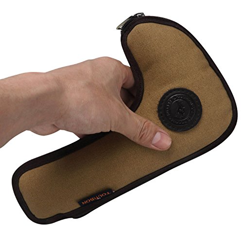 TOURBON Hunting Shooting Canvas Rifle Bolt Holder Carrier Pouch Ca...