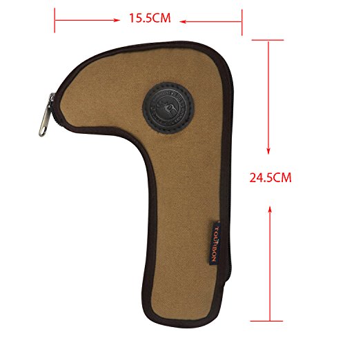TOURBON Hunting Shooting Canvas Rifle Bolt Holder Carrier Pouch Ca...