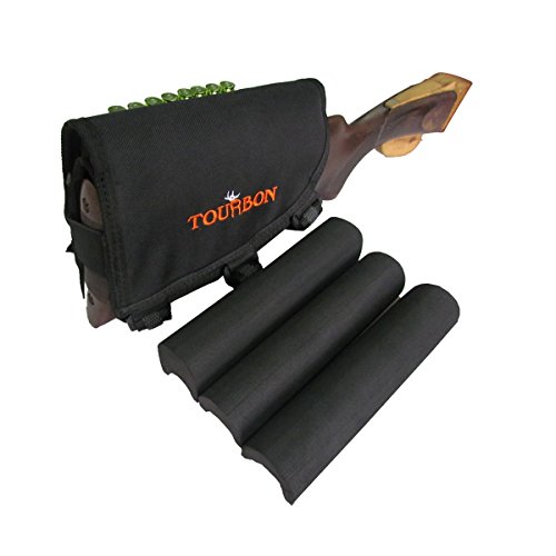 TOURBON Hunting Shooting Rifle Buttstock Cheek Rest Ammo Holder fo...