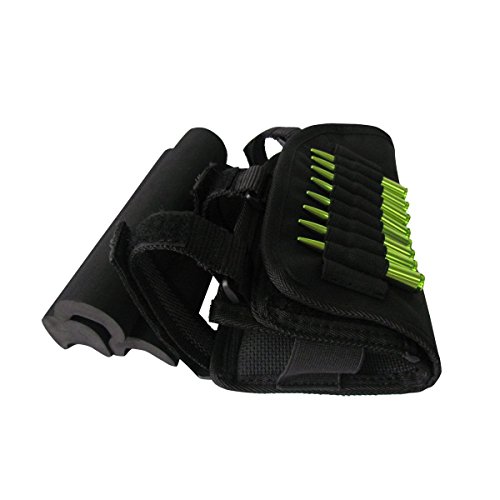 TOURBON Hunting Shooting Rifle Buttstock Cheek Rest Ammo Holder fo...
