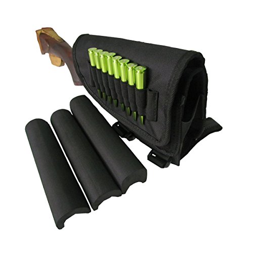 TOURBON Hunting Shooting Rifle Buttstock Cheek Rest Ammo Holder fo...