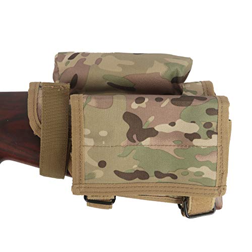 TOURBON Hunting Shooting Rifle Buttstock Cheek Riser Ammo Cartridg...