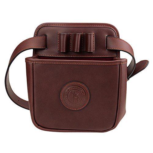TOURBON Leather Waist Rifle Ammo Bag Shot Shell Holder Cartridg...