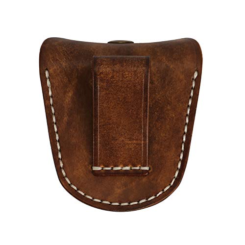 TOURBON Vintage Leather Slingshot Ammo Pouch .22 22lr .38 .45 Ammu...