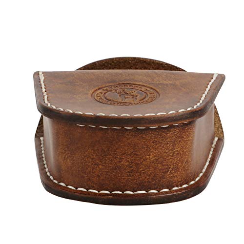 TOURBON Vintage Leather Slingshot Ammo Pouch .22 22lr .38 .45 Ammu...