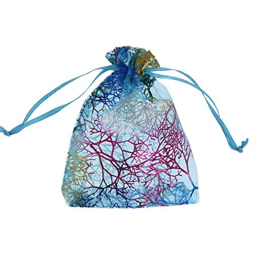 Tovip 100PCS 3.5x4.5 9x12cm Organza Bags Jewelry Wedding Favor...