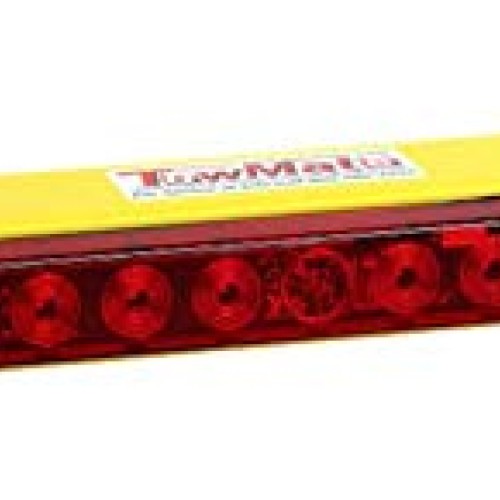 22 Wireless LED Tow Light Bar YellowSun Light TM22Y with Red St...