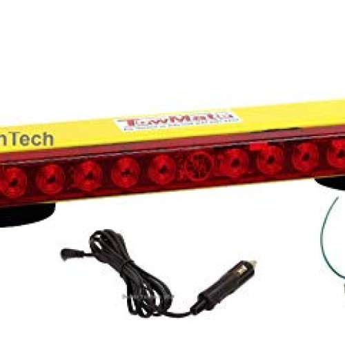 22 Wireless LED Tow Light Bar YellowSun Light TM22Y with Red St...