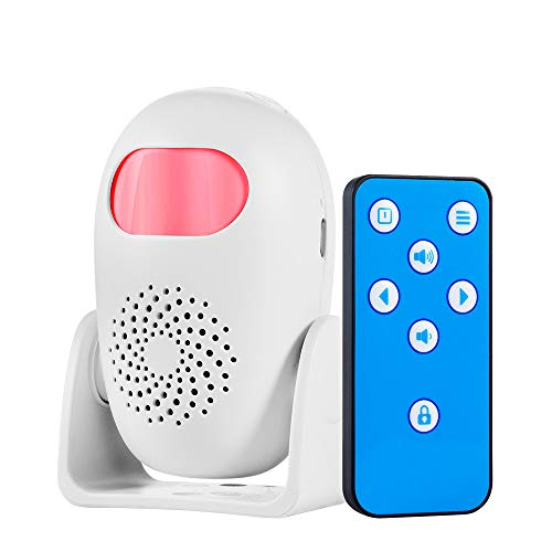 Motion Sensor Alarm, TOWODE 100dB 3 Door Alarm Modes 24 Chimes 4 V...