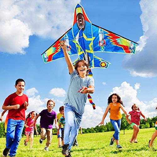 TOY Life Plane Kites for Kids Easy to Fly - 2 Pack Kids Kites - Ou...
