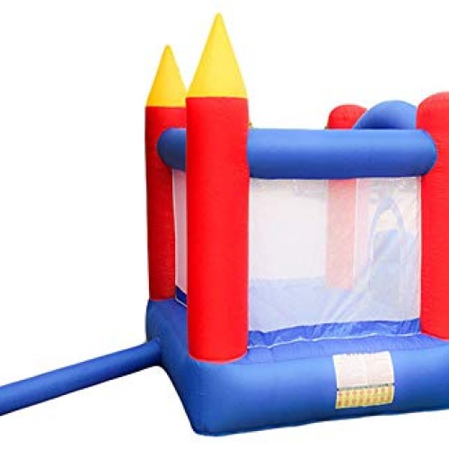 Inflatable Bounce House with Air Blower, Playhouse for Kids Jumpin...