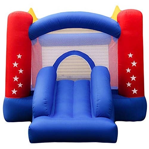 Inflatable Bounce House with Air Blower, Playhouse for Kids Jumpin...