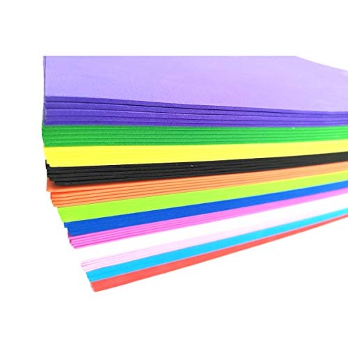MBJelir Eva Foam Sheets 60 Pack 8.7 x 12.6 Inches, 2 MM Thick, 12 ...