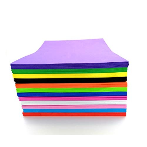 MBJelir Eva Foam Sheets 60 Pack 8.7 x 12.6 Inches, 2 MM Thick, 12 ...