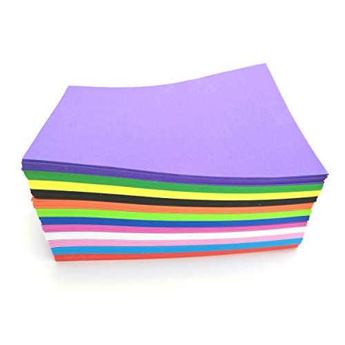 MBJelir Eva Foam Sheets 60 Pack 8.7 x 12.6 Inches, 2 MM Thick, 12 ...