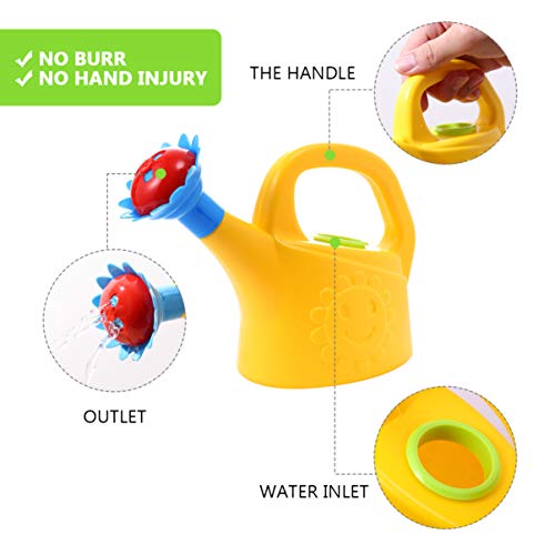 TOYANDONA 2 Pcs Plastic Watering Can Bath Toy, Cute Chicken Home G...