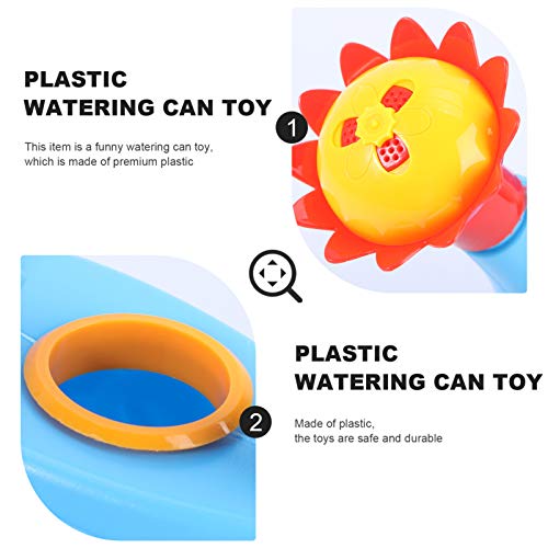 TOYANDONA 2 Pcs Plastic Watering Can Bath Toy, Cute Chicken Home G...