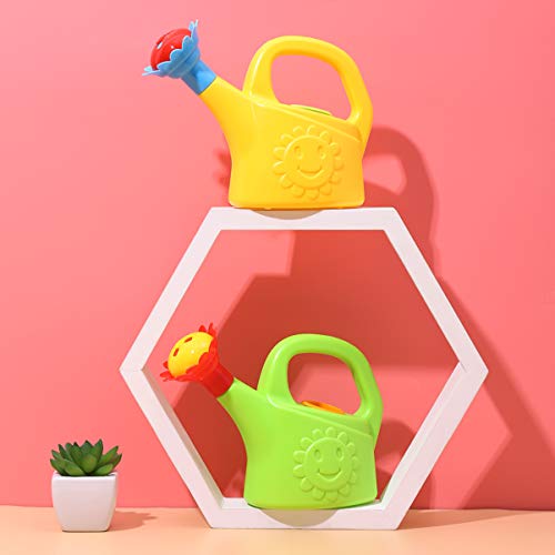 TOYANDONA 2Pcs Plastic Watering Cans Toys Kids Play Water Toy Inte...