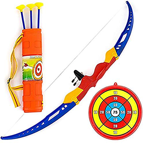 Toysery Bow and Arrow for Kids - 13-inch Archery Bow with 3 Suctio...