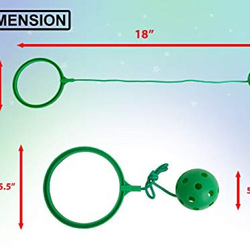 Skip Jump Rope - Pack of 6 - Variety Colors - Best Swing Ball Set ...