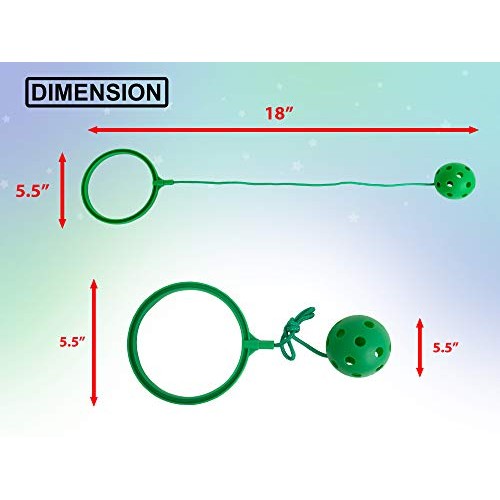 Skip Jump Rope - Pack of 6 - Variety Colors - Best Swing Ball Set ...