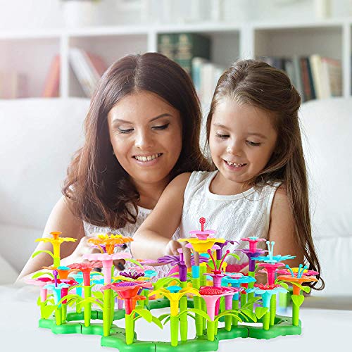 ToyVelt Flower Garden Building Toys for Girls - 148 pcs Floral A...