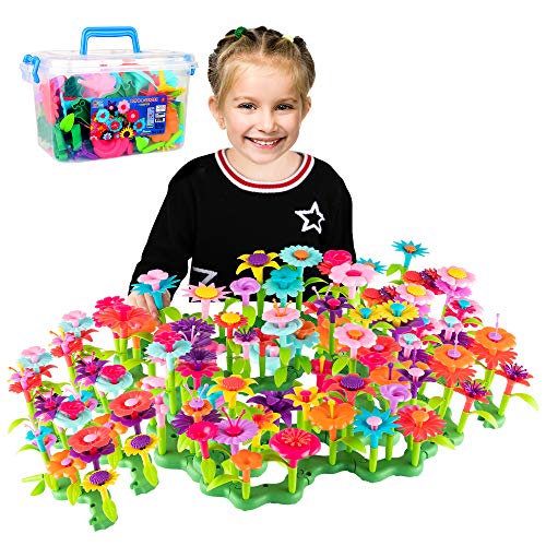 ToyVelt Flower Garden Building Toys for Girls - 148 pcs Floral A...