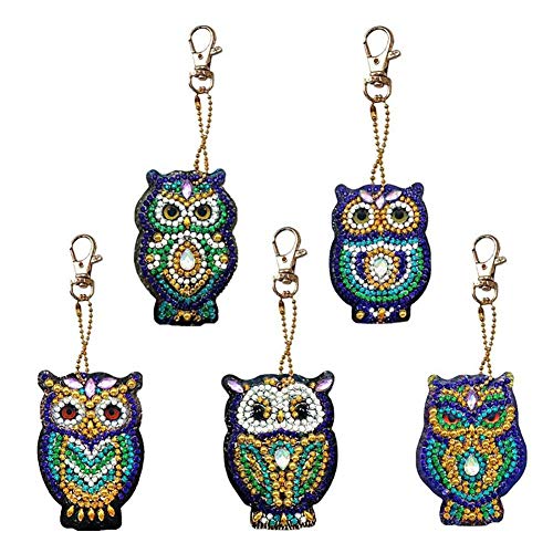 Diamond Painting Kits DIY Key Chian Full Drill Backpack Shoulder B...