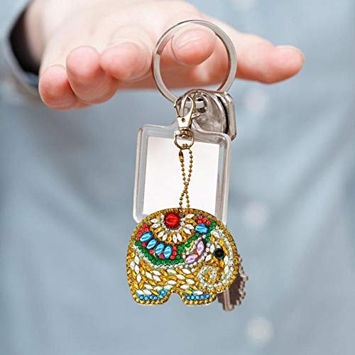 Diamond Painting Kits DIY Key Chian Full Drill Backpack Shoulder B...