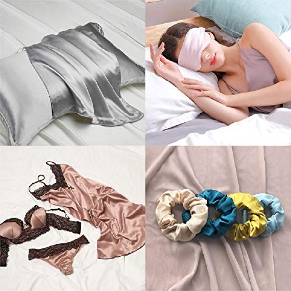 Raw White 100% Pure Silk Fabric Solid Color Charmeuse Fabrics by T...